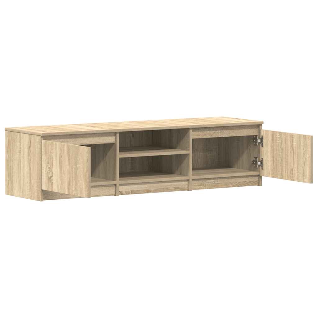 vidaXL Szafka pod TV, dąb sonoma, 140x40x35,5 cm