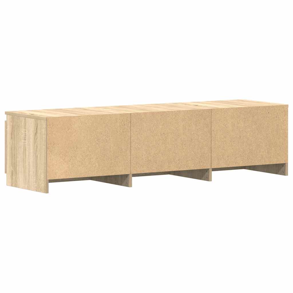 vidaXL Szafka pod TV, dąb sonoma, 140x40x35,5 cm