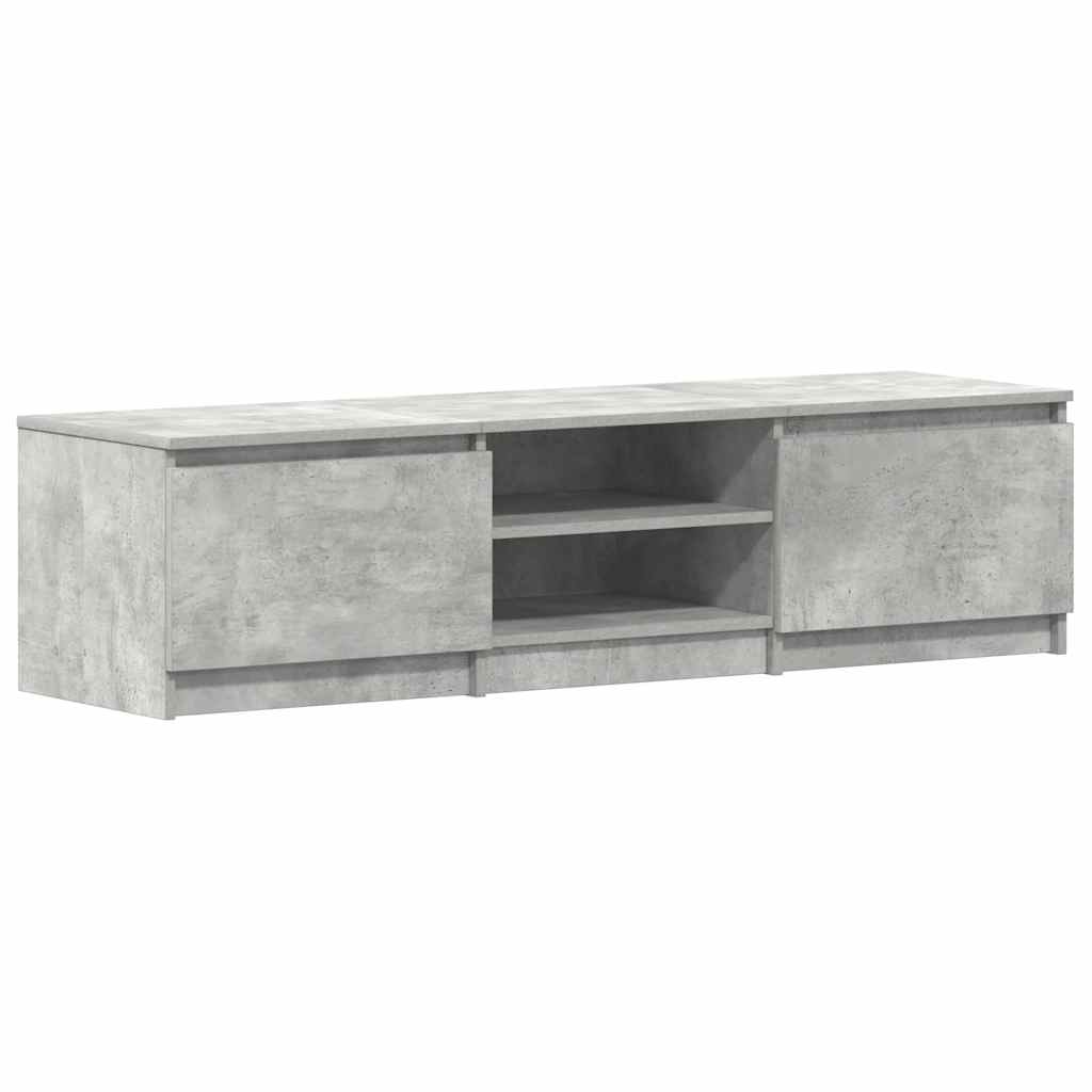 vidaXL Szafka pod TV, betonowy szary, 140x40x35,5 cm