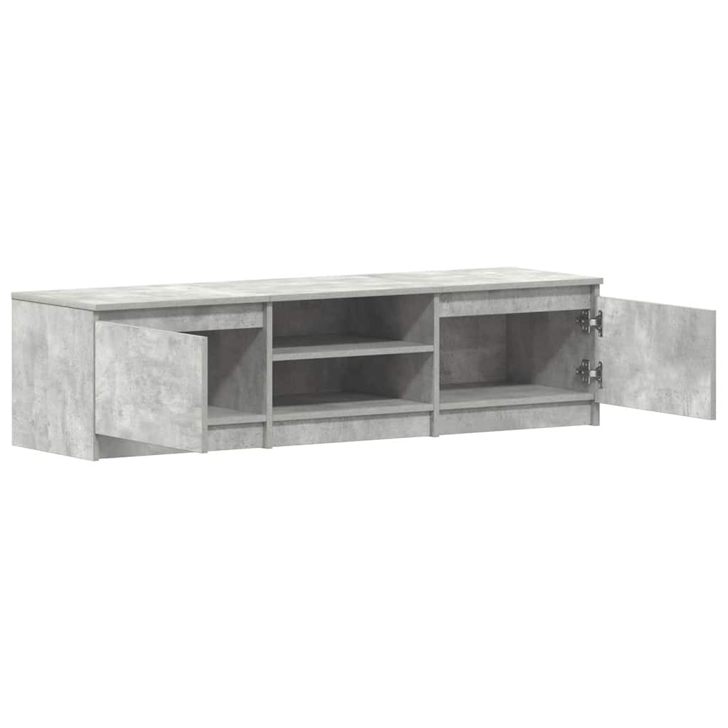 vidaXL Szafka pod TV, betonowy szary, 140x40x35,5 cm