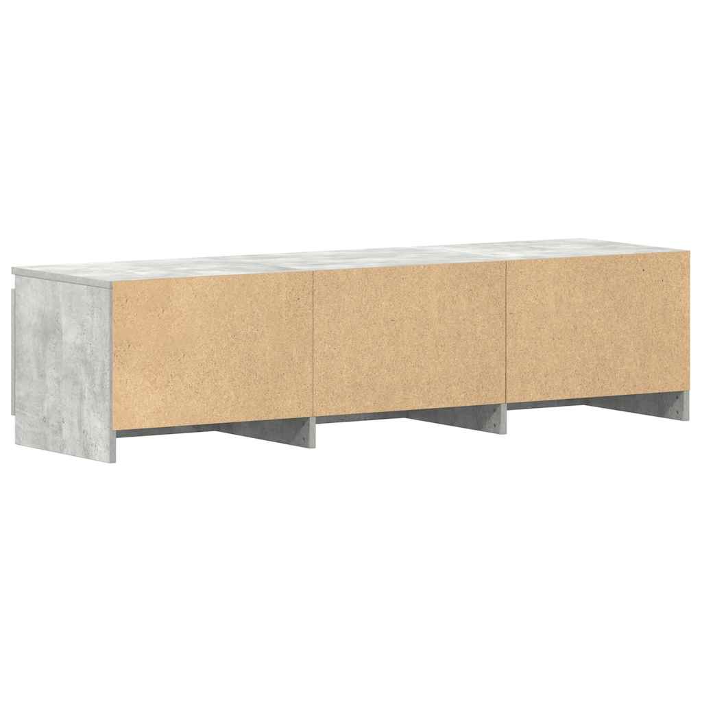 vidaXL Szafka pod TV, betonowy szary, 140x40x35,5 cm