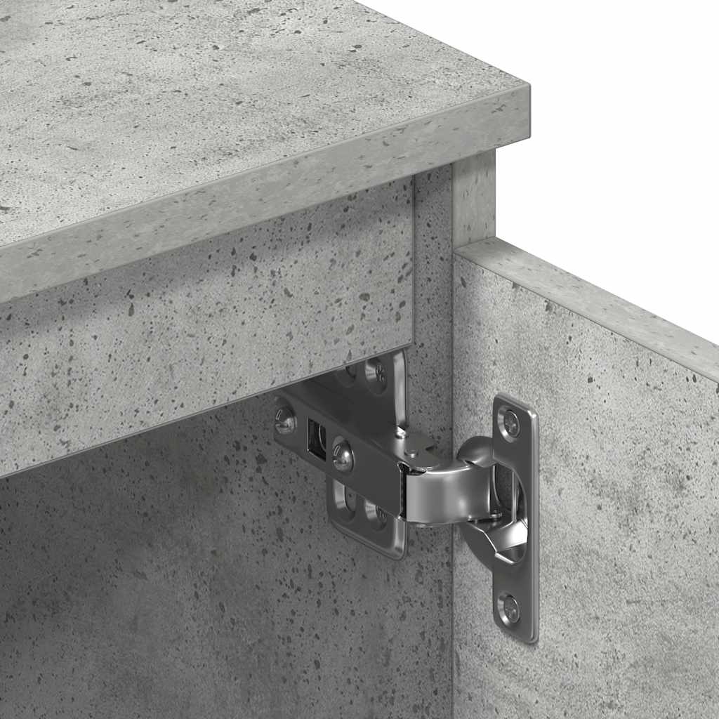 vidaXL Szafka pod TV, betonowy szary, 140x40x35,5 cm