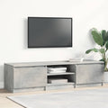 vidaXL Szafka pod TV, betonowy szary, 140x40x35,5 cm