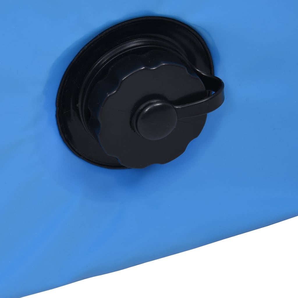 vidaXL Składany basen dla psa, niebieski, 160 x 30 cm, PVC