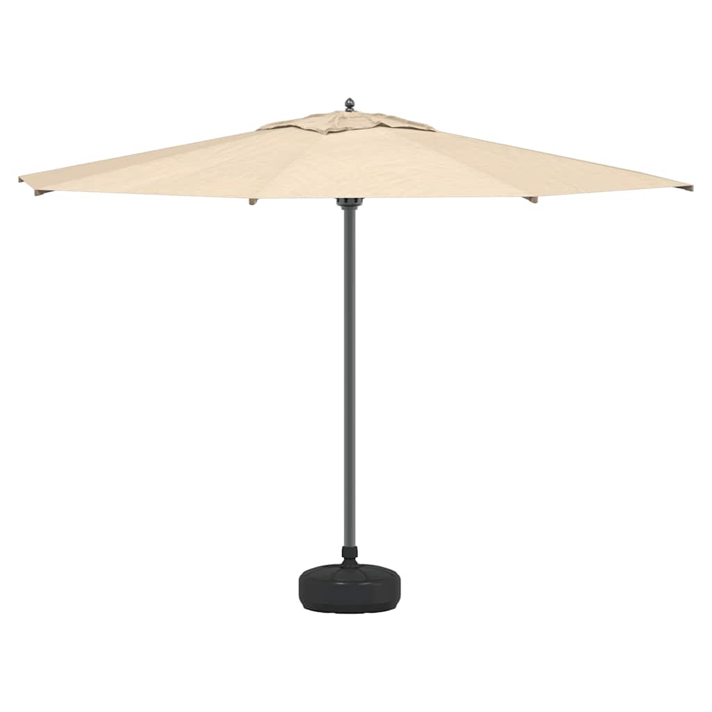 vidaXL Podstawa do parasola, wypełniana wodą/piaskiem, 15 L, czarna