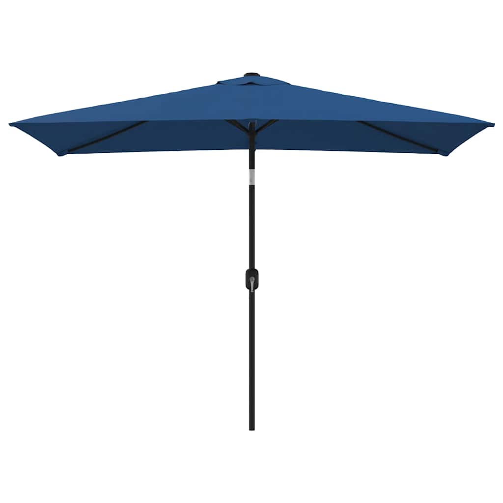 vidaXL Parasol ogrodowy na metalowym słupku, 300x200 cm, lazurowy