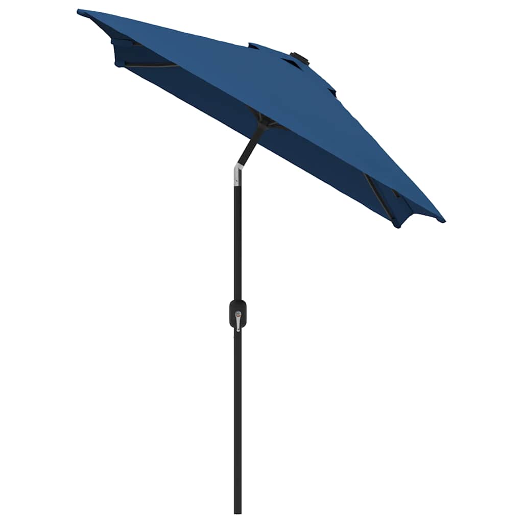 vidaXL Parasol ogrodowy na metalowym słupku, 300x200 cm, lazurowy