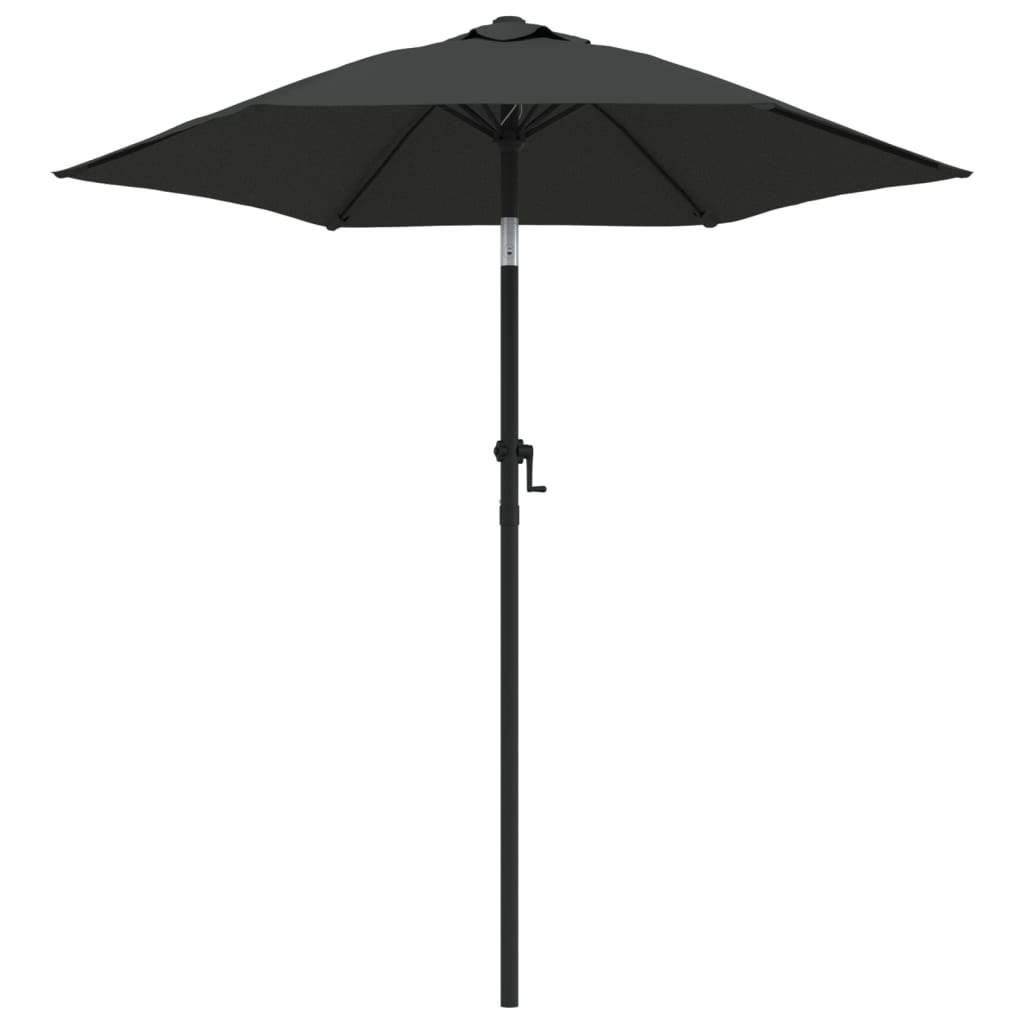 vidaXL Parasol, antracytowy, 200x224 cm, aluminium