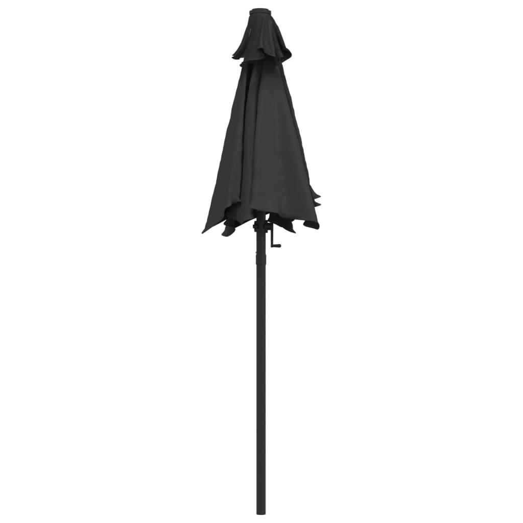 vidaXL Parasol, antracytowy, 200x224 cm, aluminium