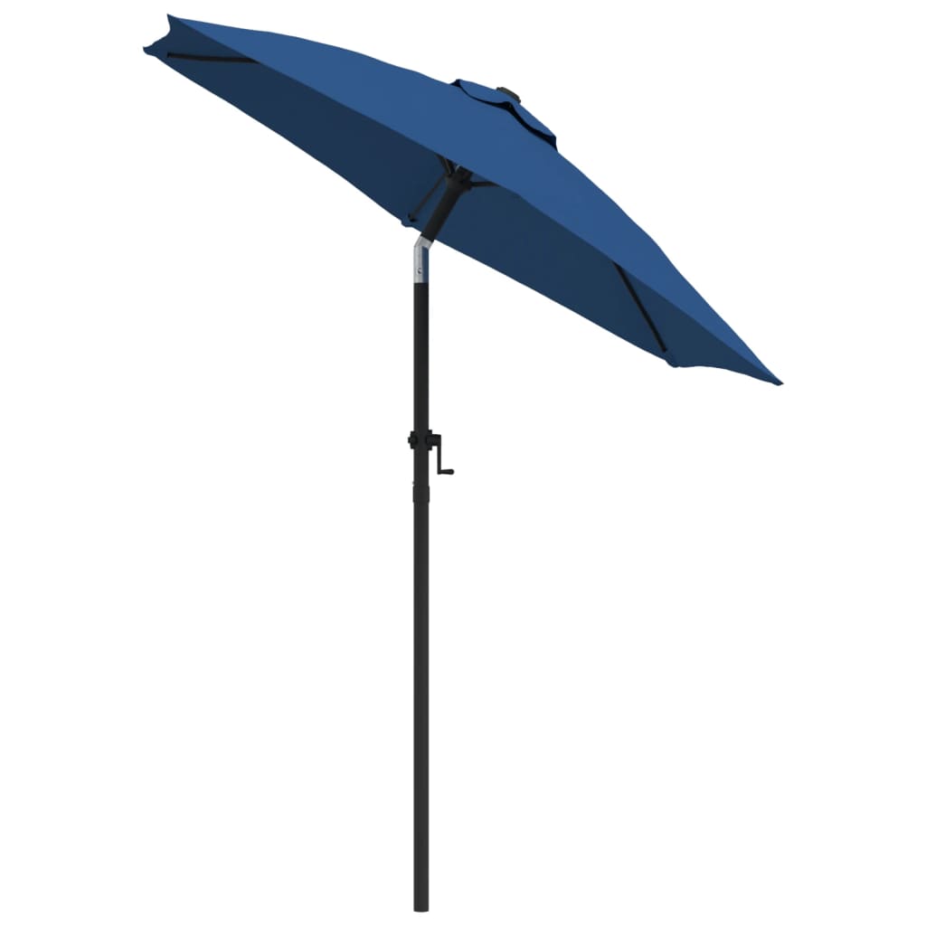 vidaXL Parasol, niebieski, 200 x 224 cm, aluminium