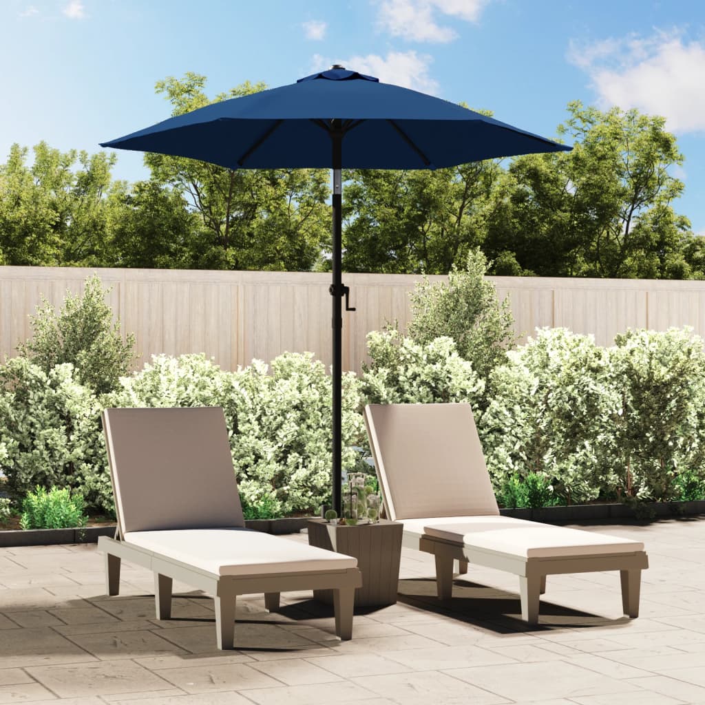 vidaXL Parasol, niebieski, 200 x 224 cm, aluminium
