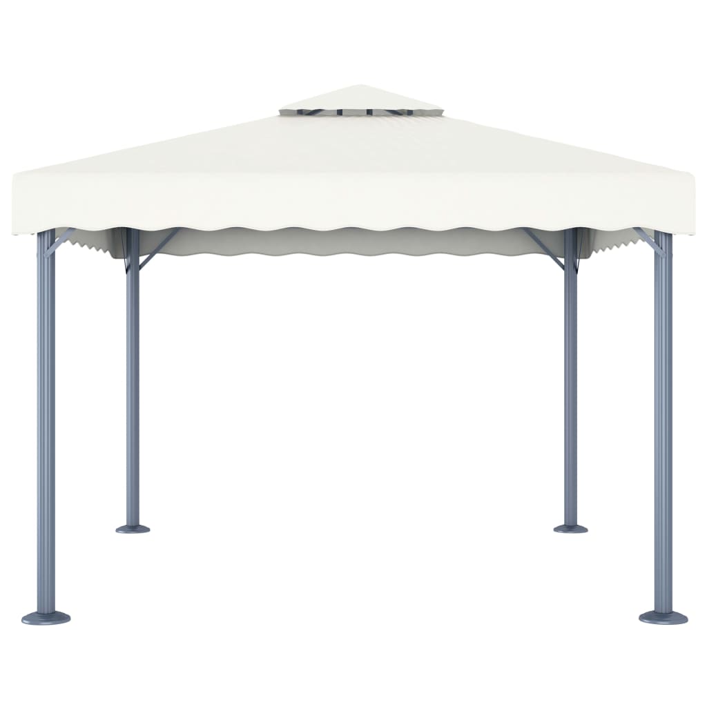 vidaXL Altana, 300 x 300 cm, kremowa, aluminium