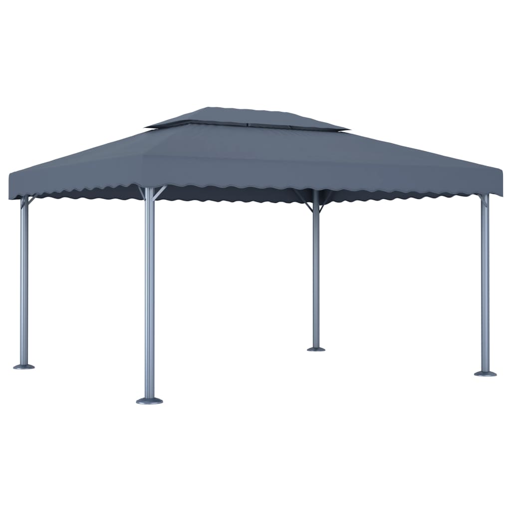vidaXL Altana, 400 x 300 cm, antracytowa, aluminium