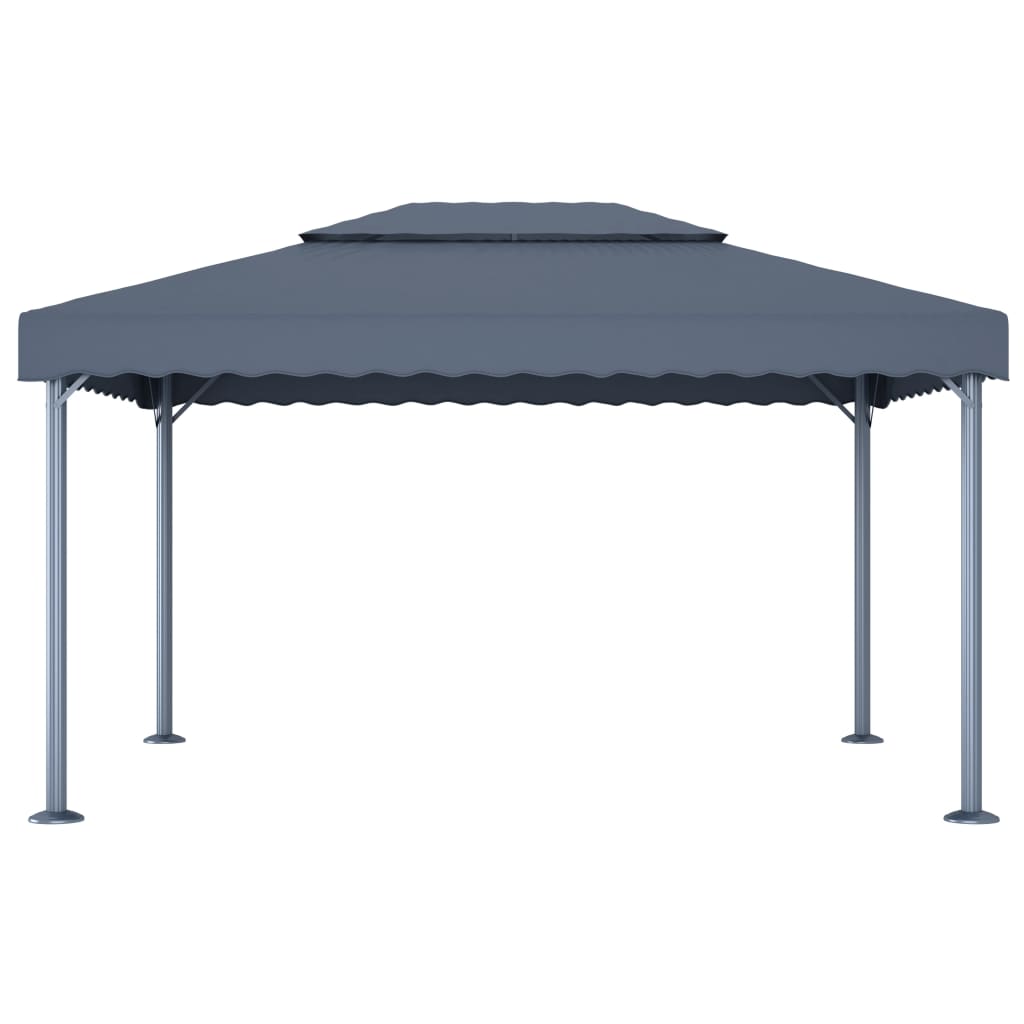 vidaXL Altana, 400 x 300 cm, antracytowa, aluminium
