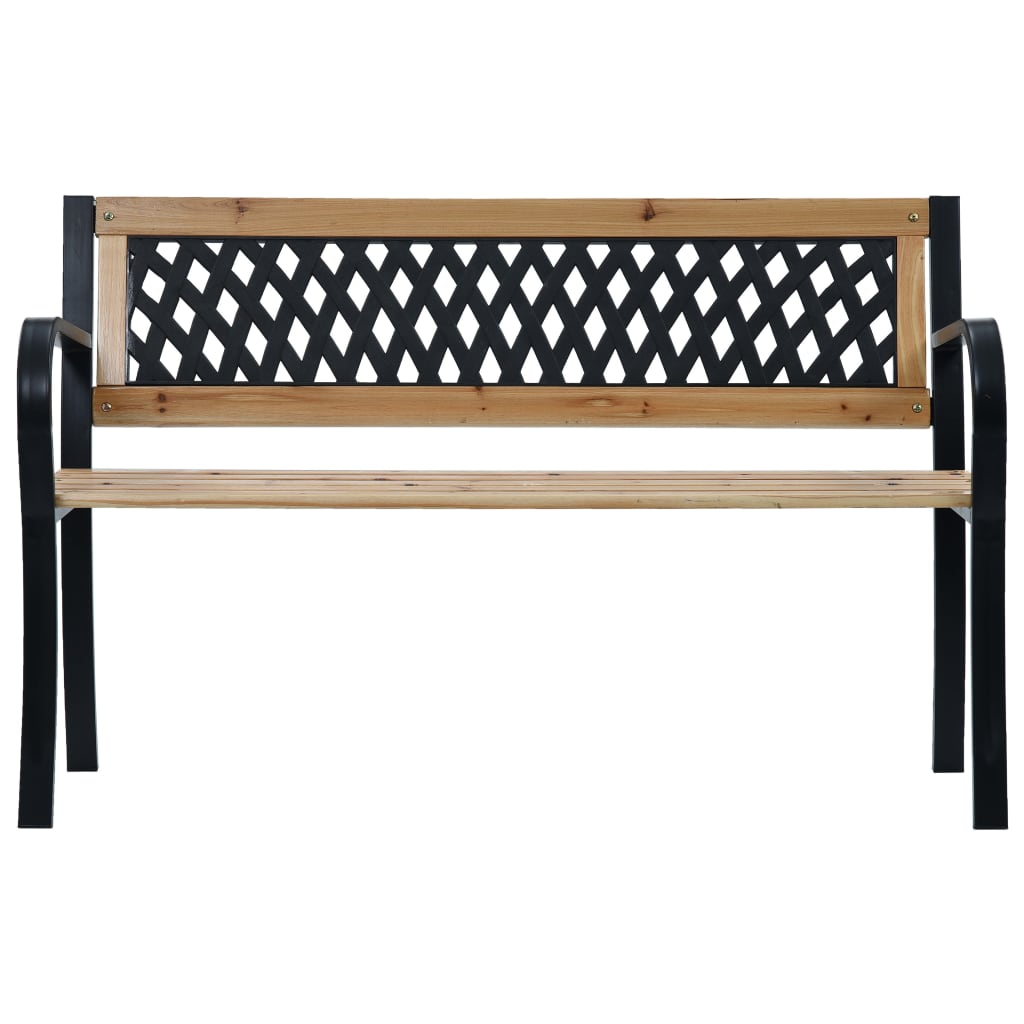 vidaXL Ławka ogrodowa, 120 cm, drewno