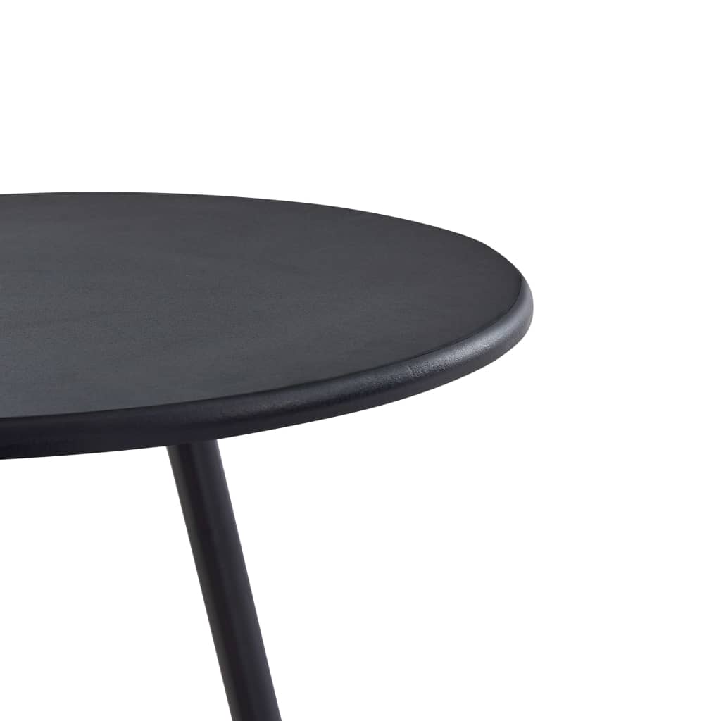 vidaXL Stolik barowy, czarny, 60 x 107,5 cm, MDF
