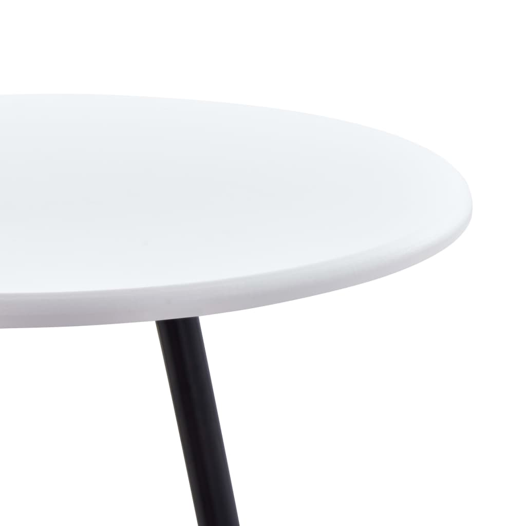 vidaXL Stolik barowy, biały, 60 x 107,5 cm, MDF
