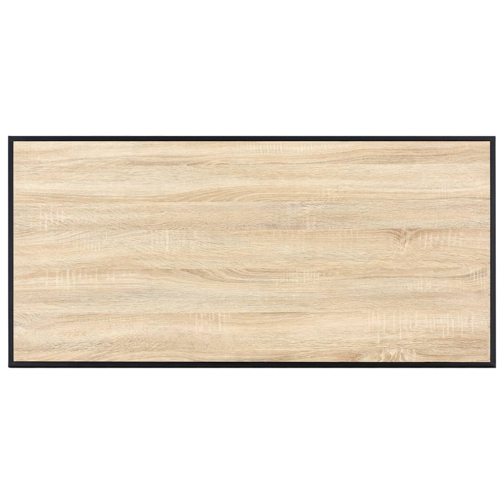 vidaXL Stół jadalniany, dębowy, 120x60x75 cm, MDF
