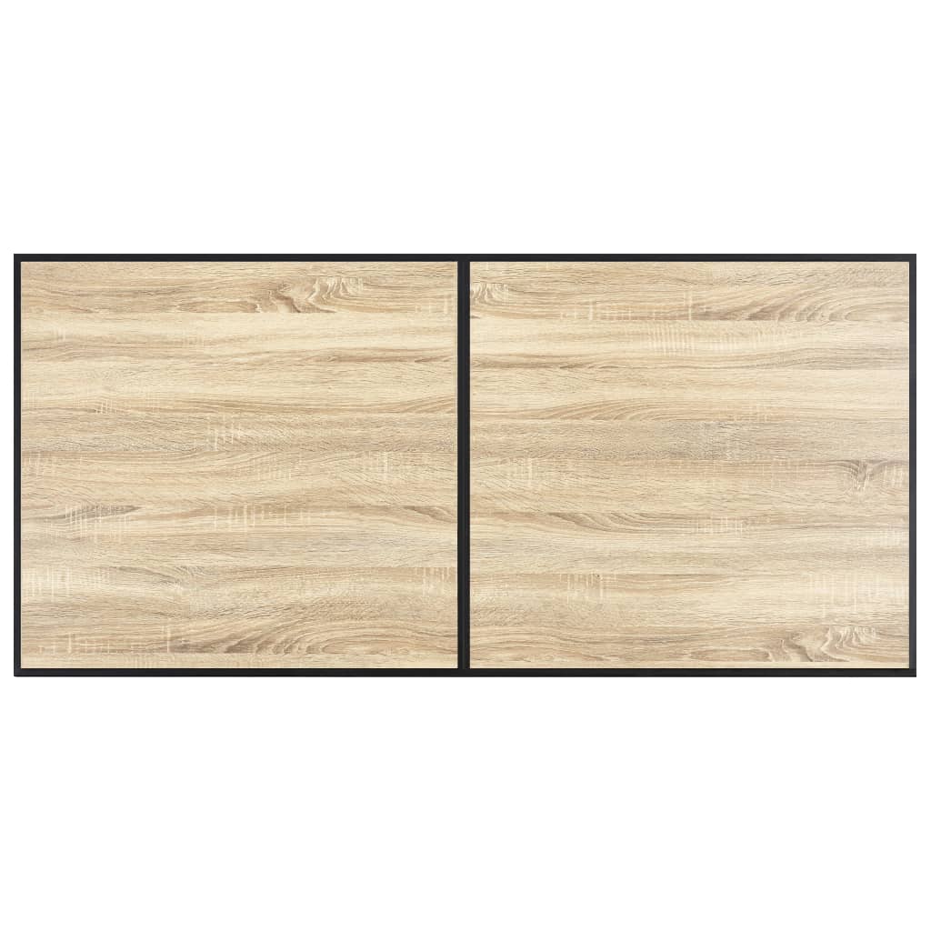 vidaXL Stół jadalniany, dębowy, 160 x 80 x 75 cm, MDF