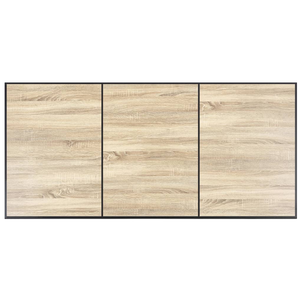 vidaXL Stół jadalniany, dębowy, 200 x 100 x 75 cm, MDF