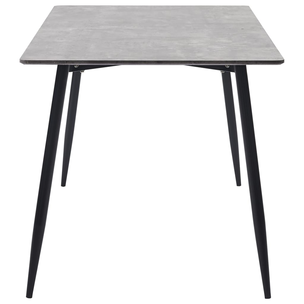vidaXL Stół jadalniany, szary, 160 x 80 x 75 cm, MDF