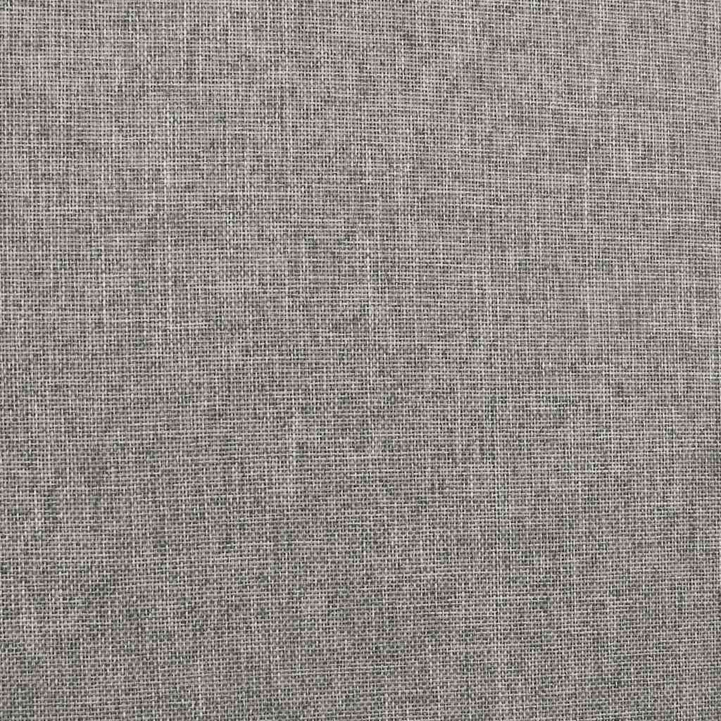 vidaXL Rama łóżka z podnośnikiem, jasnoszara, tkanina, 90 x 200 cm