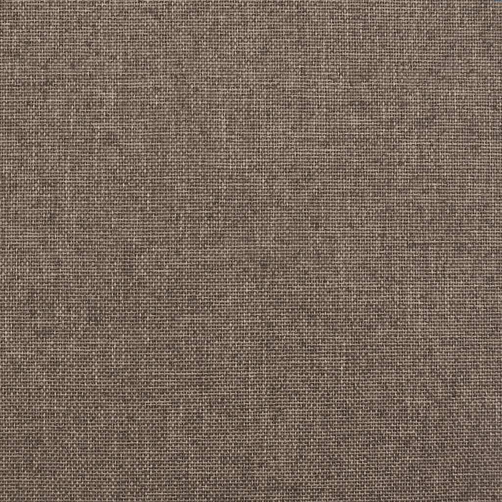 vidaXL Rama łóżka z podnośnikiem, taupe, tkanina, 180 x 200 cm
