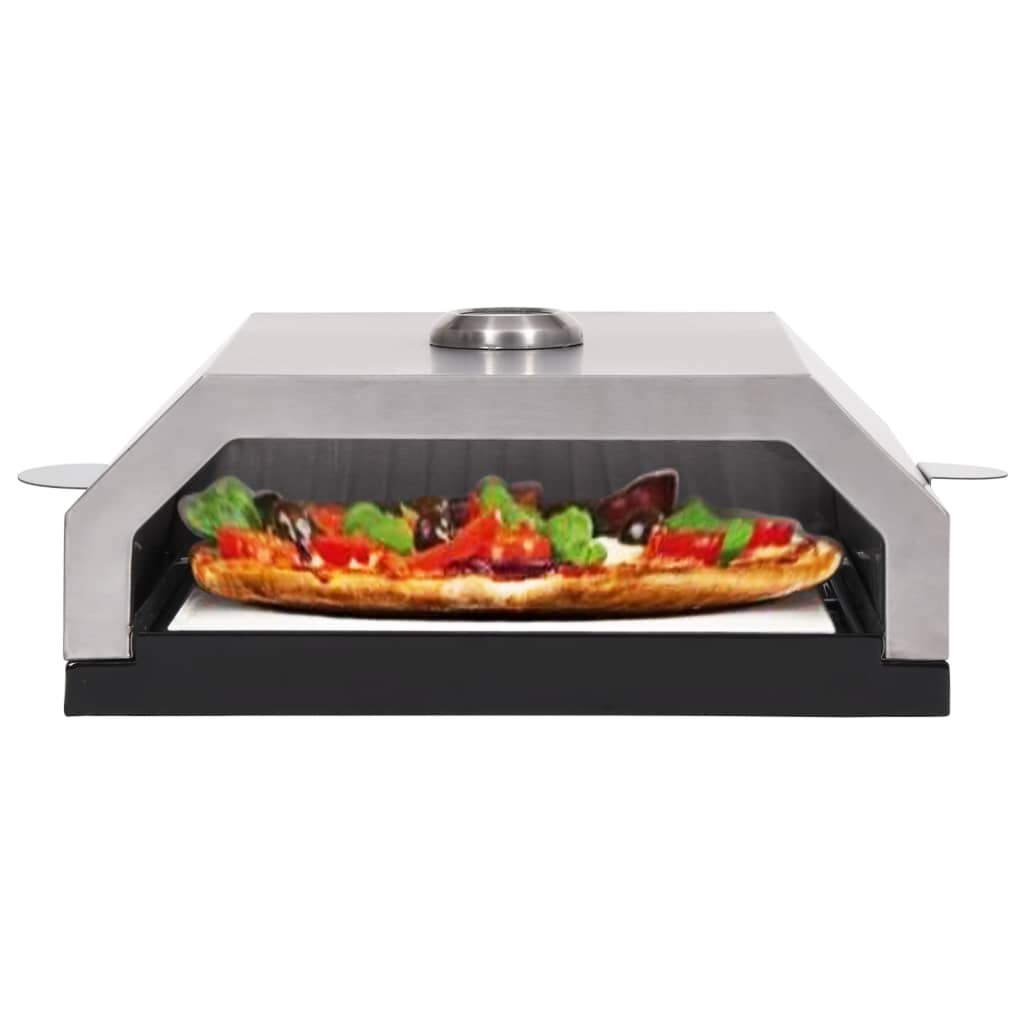 vidaXL Piec do pizzy z kamieniem, na grill gazowy lub węglowy