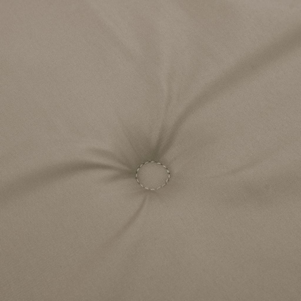 vidaXL Poduszki na krzesła ogrodowe, 2 szt., taupe, 100x50x3 cm
