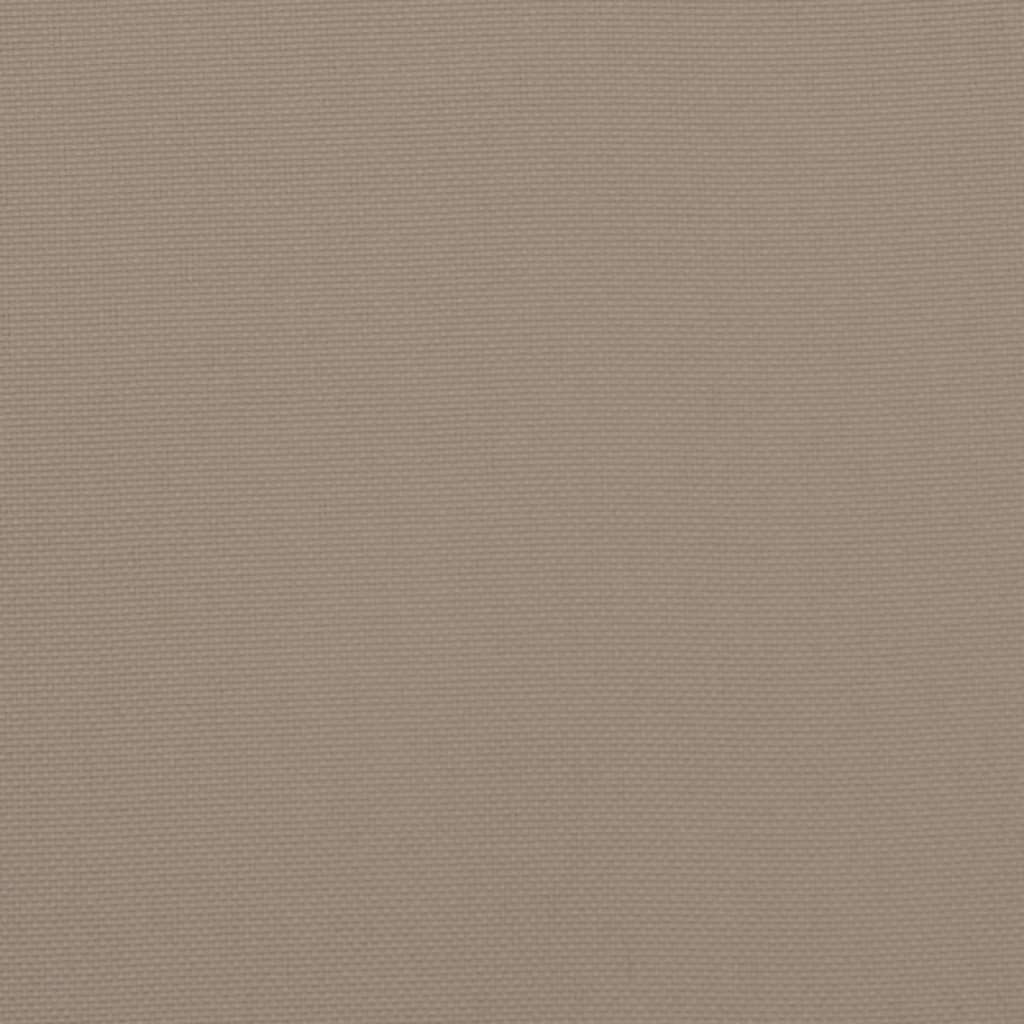vidaXL Poduszki na krzesła ogrodowe, 2 szt., taupe, 100x50x3 cm