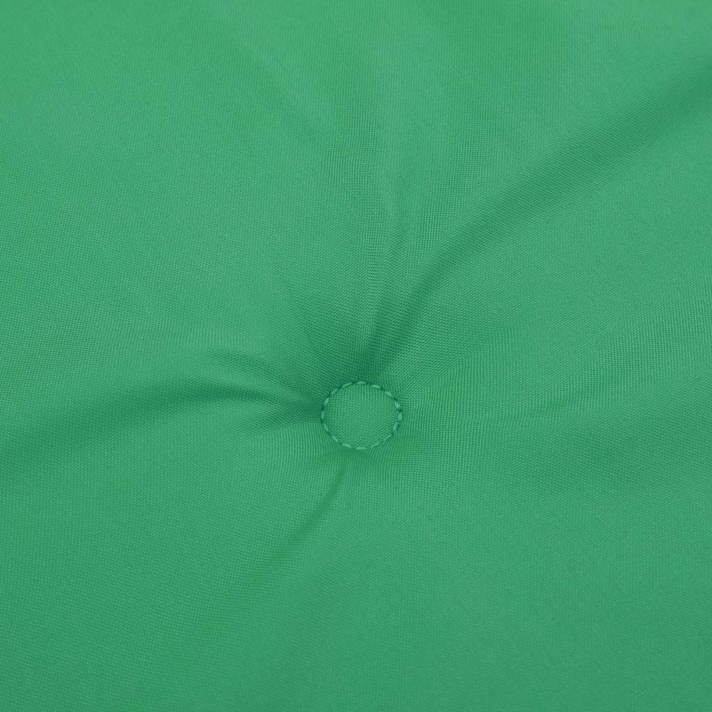 vidaXL Poduszki na krzesła ogrodowe, 4 szt., zielone, 40x40x4 cm