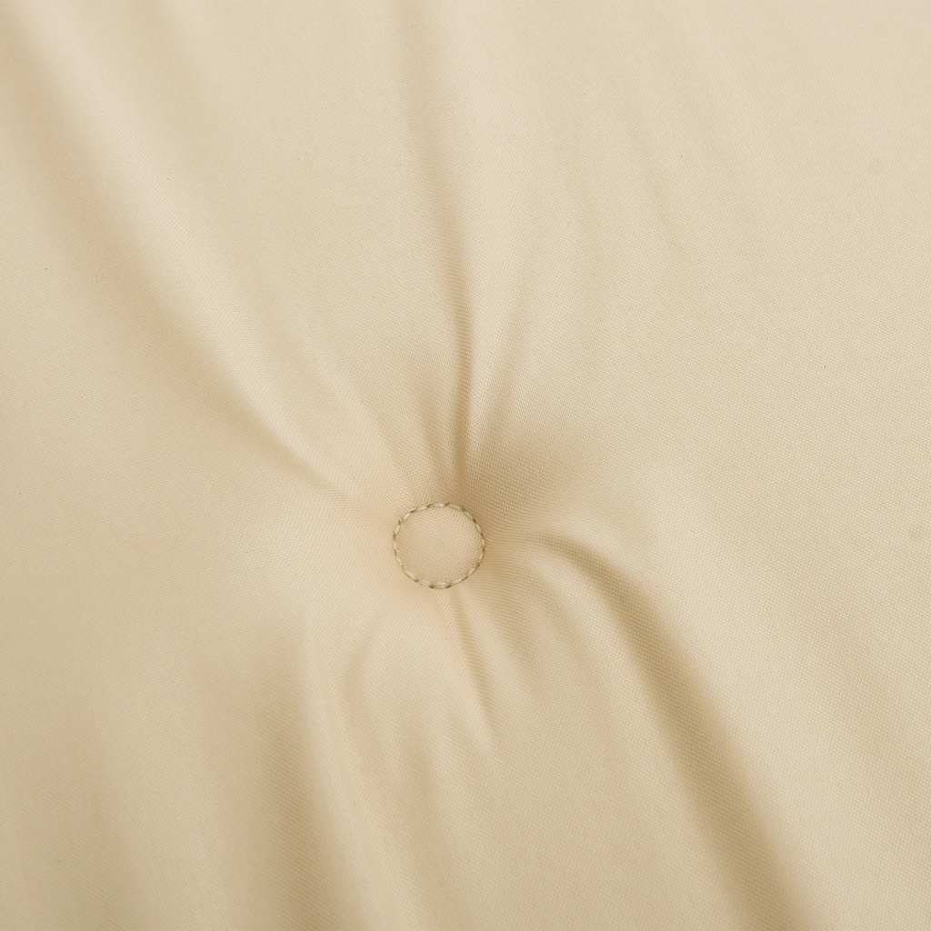 vidaXL Poduszki na krzesła ogrodowe, 2 szt., beżowe, 50x50x4 cm