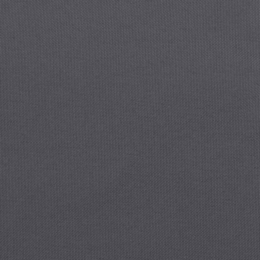 vidaXL Poduszka na ławkę ogrodową, antracytowa, 200x50x4 cm, tkanina