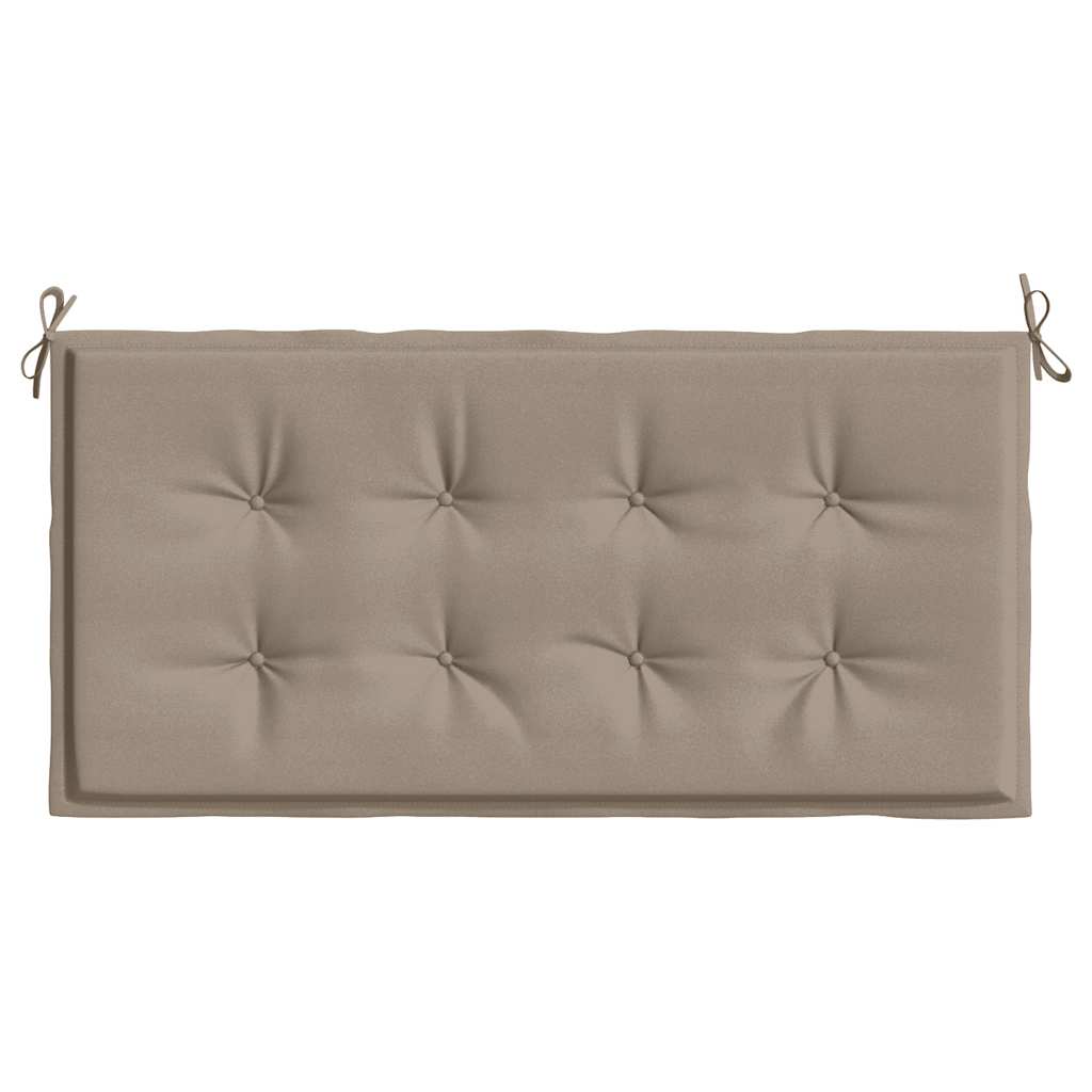 vidaXL Poduszka na ławkę ogrodową, taupe, 120x50x4 cm, tkanina