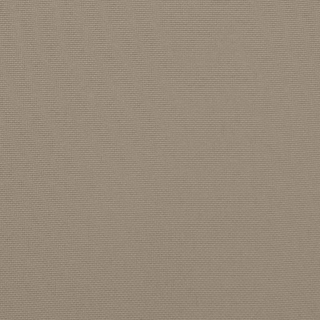 vidaXL Poduszka na ławkę ogrodową, taupe, 120x50x4 cm, tkanina