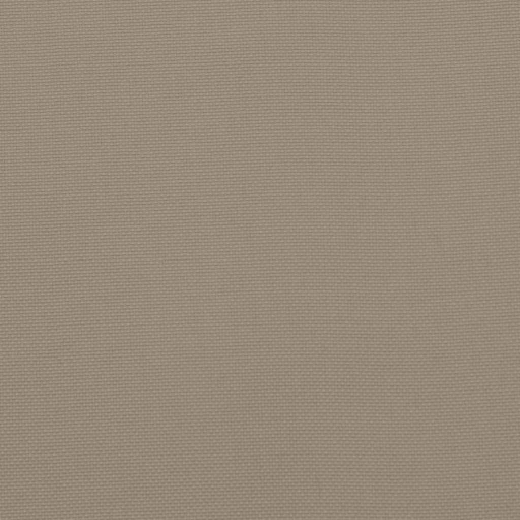vidaXL Poduszka na ławkę ogrodową, taupe, 180x50x4 cm, tkanina