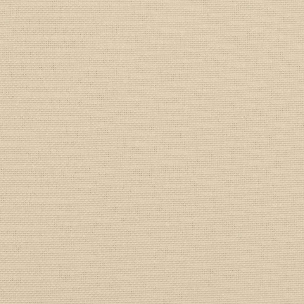 vidaXL Poduszka na ławkę ogrodową, beżowa, 120x50x4 cm, tkanina