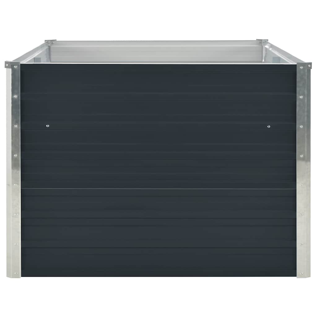 vidaXL Donica do podniesionej grządki, 160x80x45 cm, stal, antracytowa
