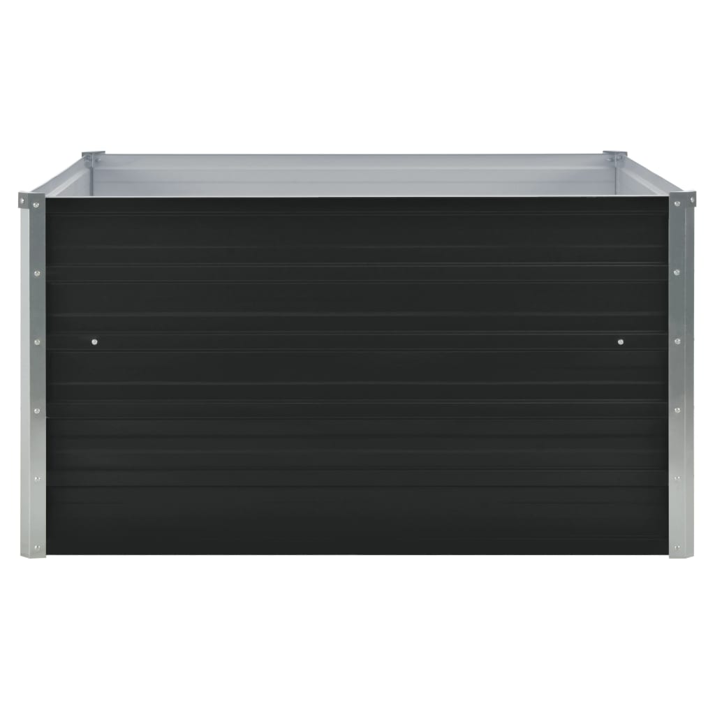 vidaXL Donica do podniesionej rabaty, 100x100x45 cm, stal, antracytowa