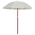 vidaXL Parasol ogrodowy na stalowym słupku, 180 cm, piaskowy