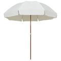 vidaXL Parasol ogrodowy na stalowym słupku, 300 cm, piaskowy