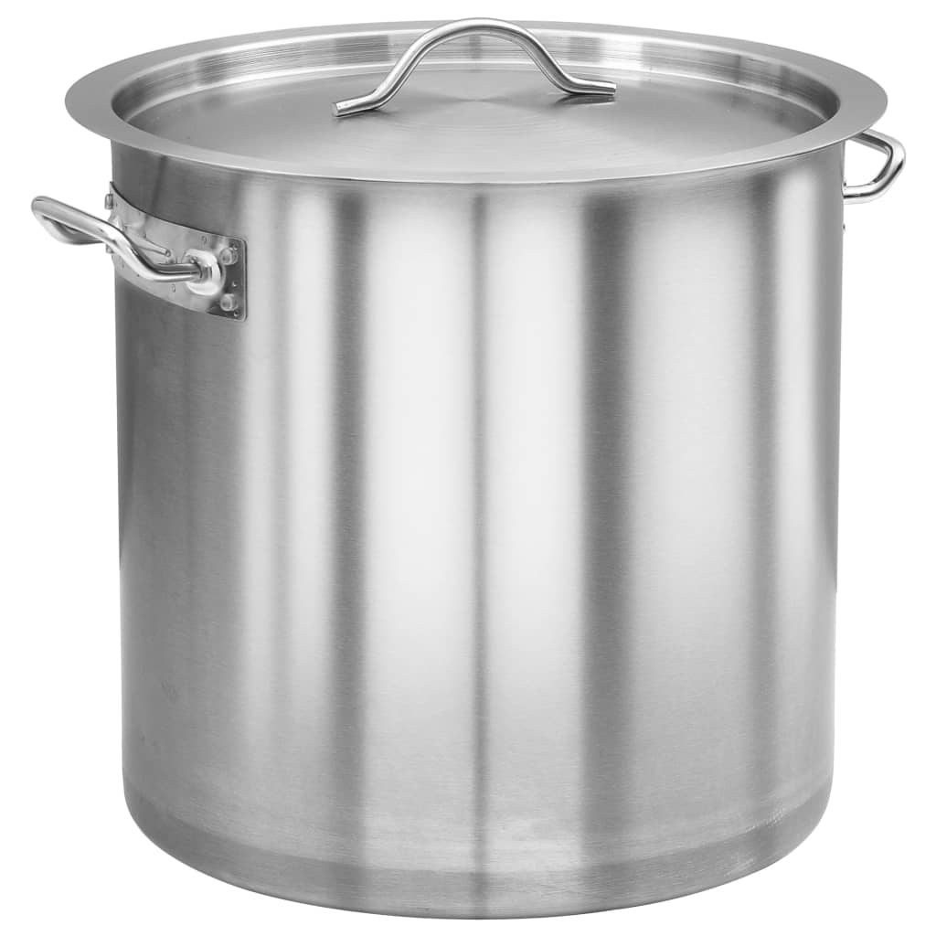 vidaXL Garnek, 35 L, 36x36 cm, stal nierdzewna