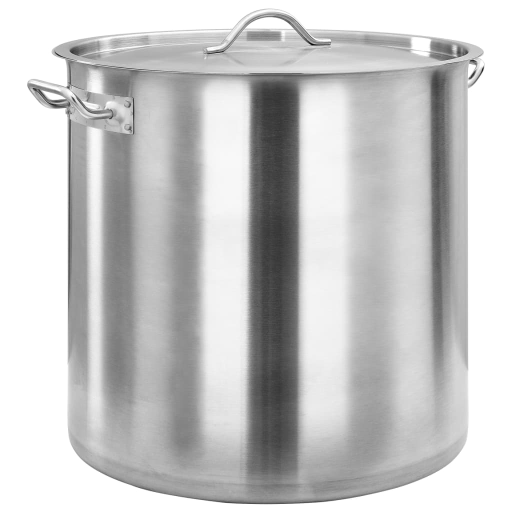 vidaXL Garnek, 50 L, 40 x 40 cm, stal nierdzewna