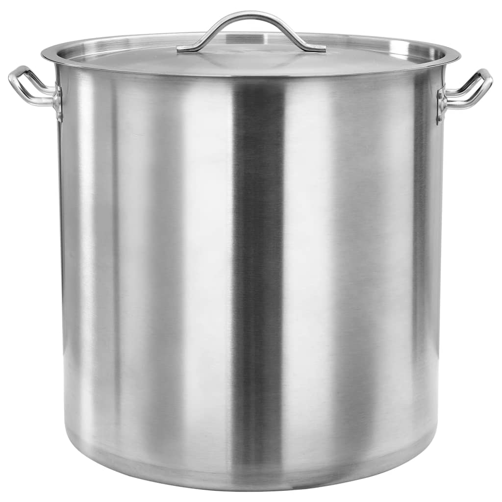vidaXL Garnek, 50 L, 40 x 40 cm, stal nierdzewna