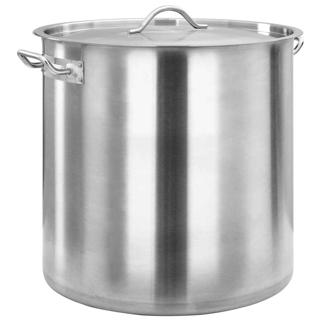 vidaXL Garnek, 98 L, 50 x 50 cm, stal nierdzewna