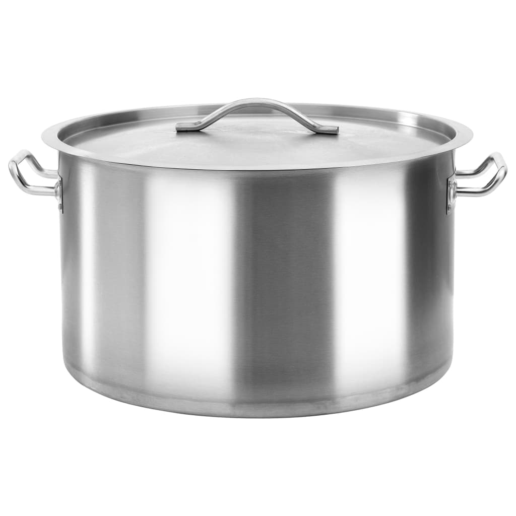 vidaXL Garnek, 58 L, 50 x 30 cm, stal nierdzewna