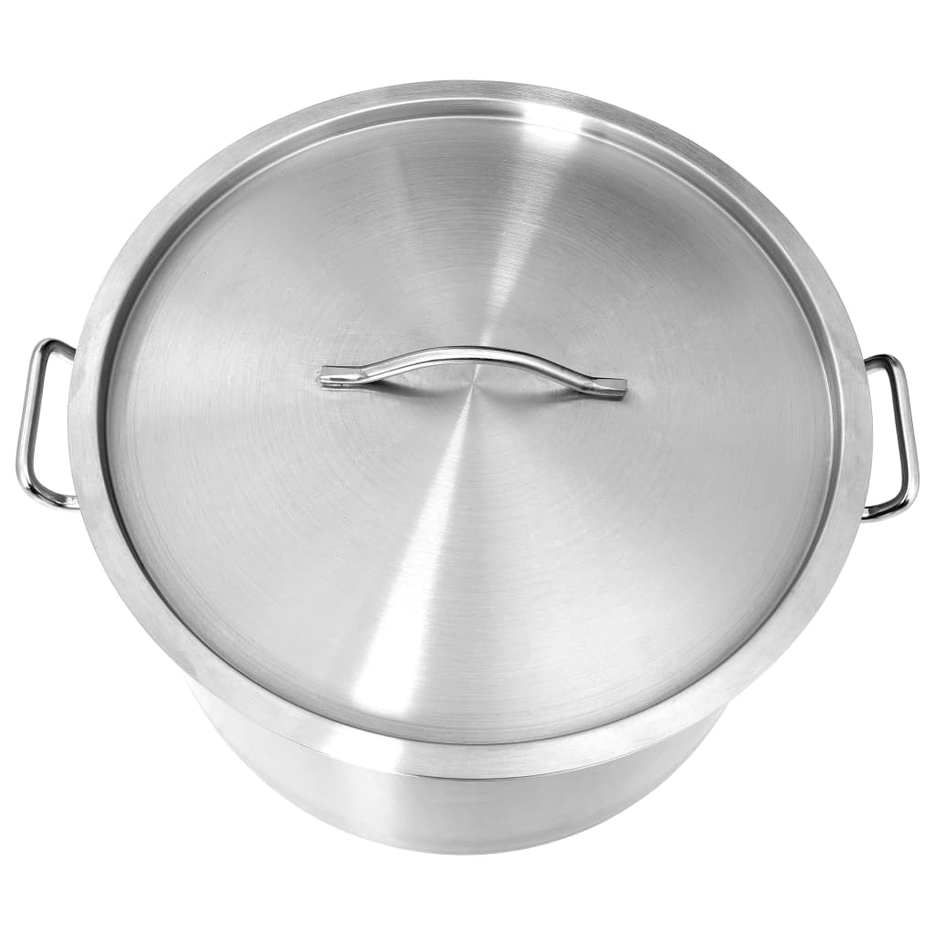 vidaXL Garnek, 58 L, 50 x 30 cm, stal nierdzewna