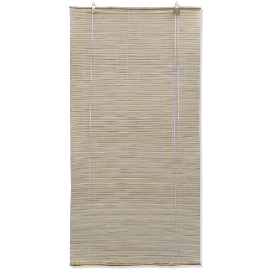 vidaXL Naturalne rolety bambusowe, 2 szt., 120 x 160 cm
