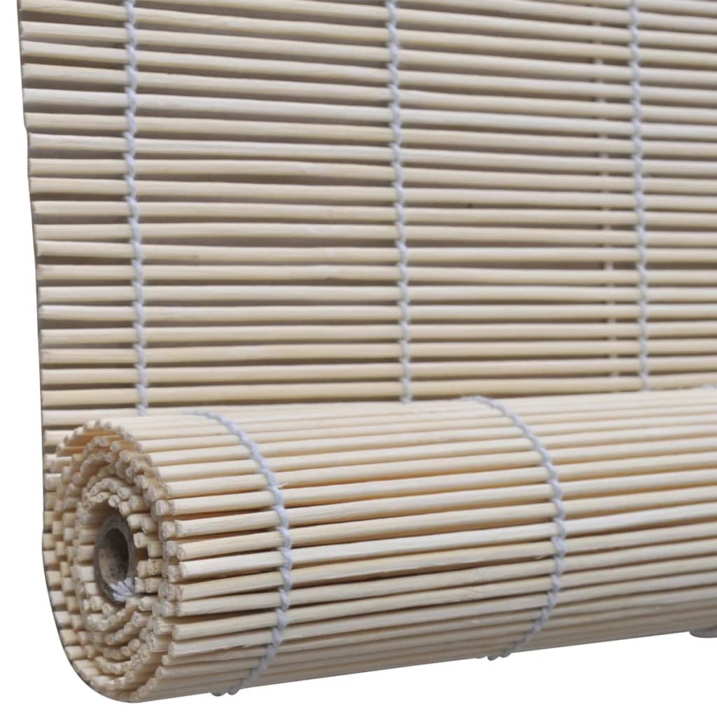 vidaXL Naturalne rolety bambusowe, 2 szt., 120 x 160 cm