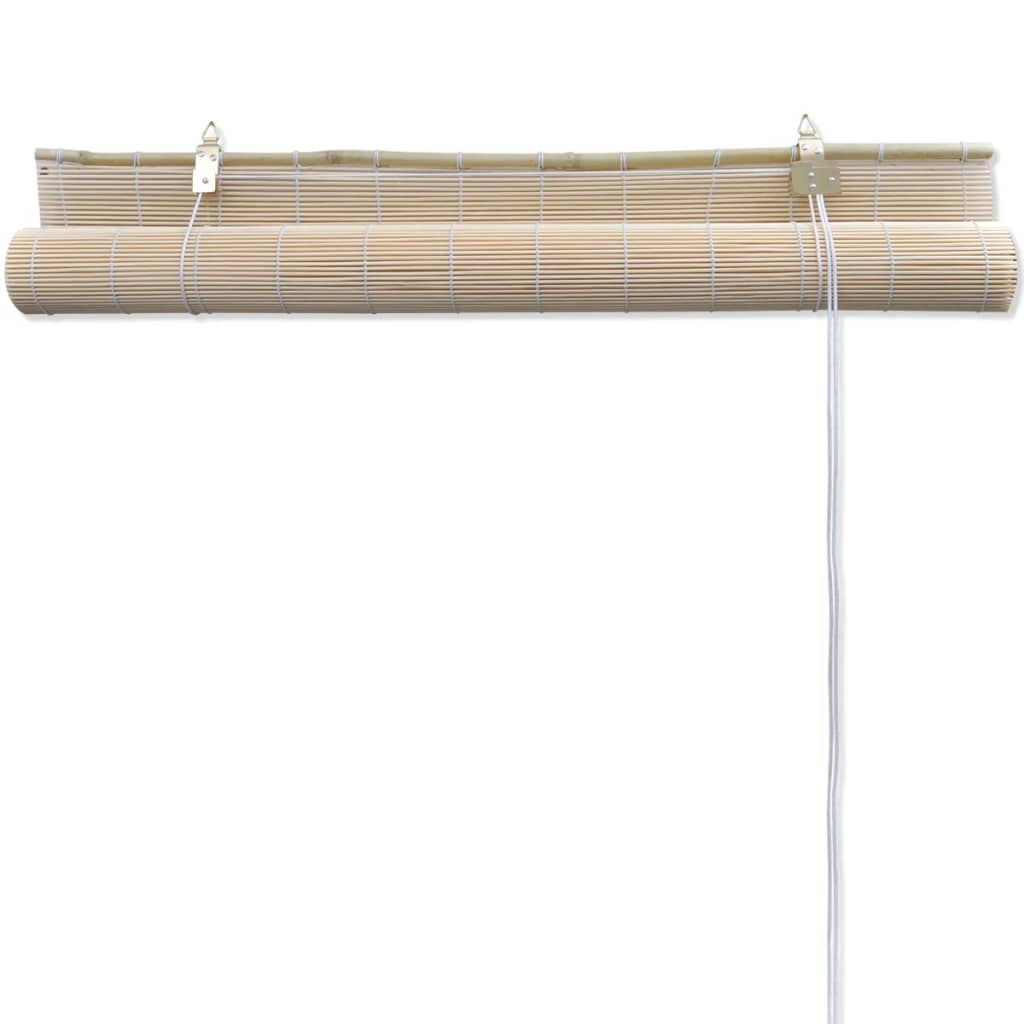 vidaXL Naturalne rolety bambusowe, 2 szt., 120 x 160 cm
